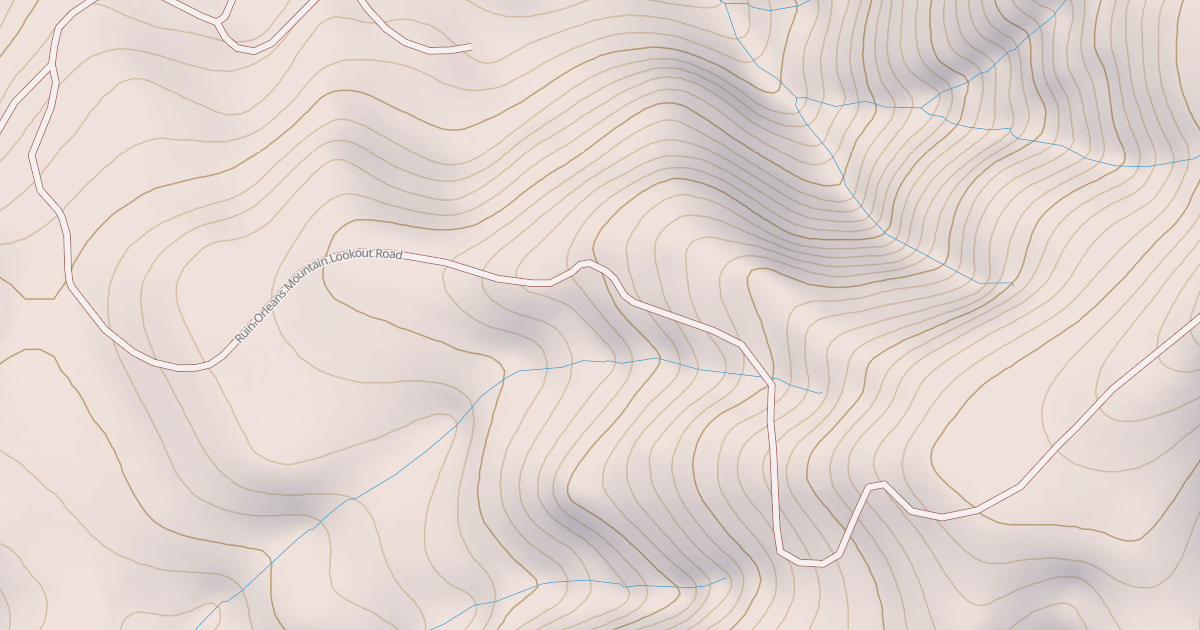 Map preview of RUIN-ORLEANS MTN LOOKOUT