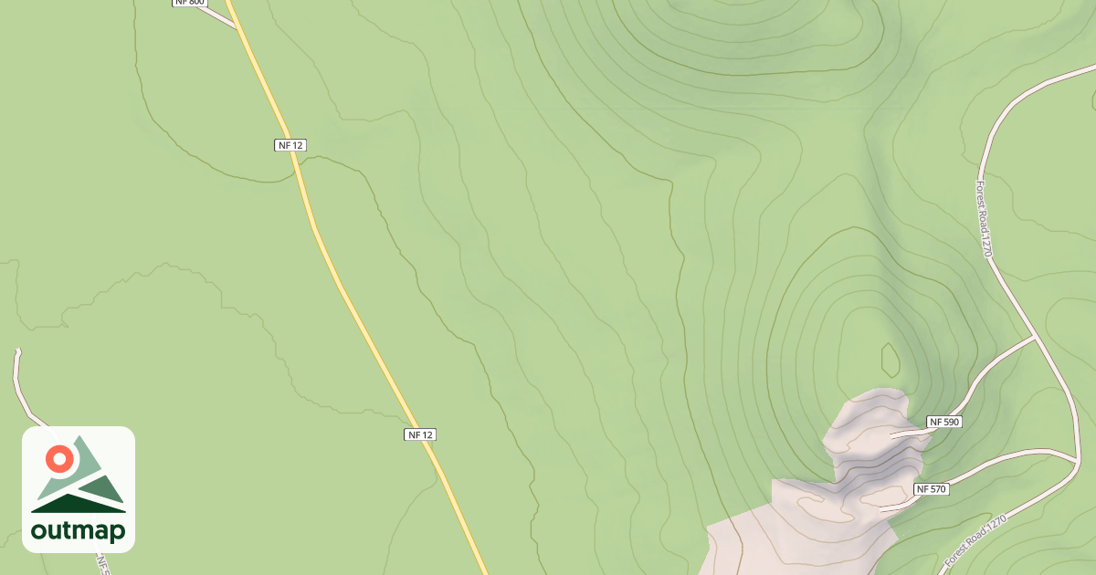 Map of USFS Motor Vehicle Use Map Roads {2DB5C09F-7E96-4E6D-BFCC-8881FF3F3CFC}