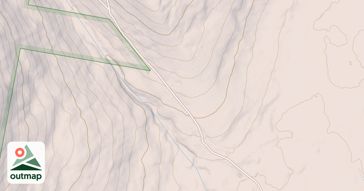 Map of Brickhouse Mountain Trail