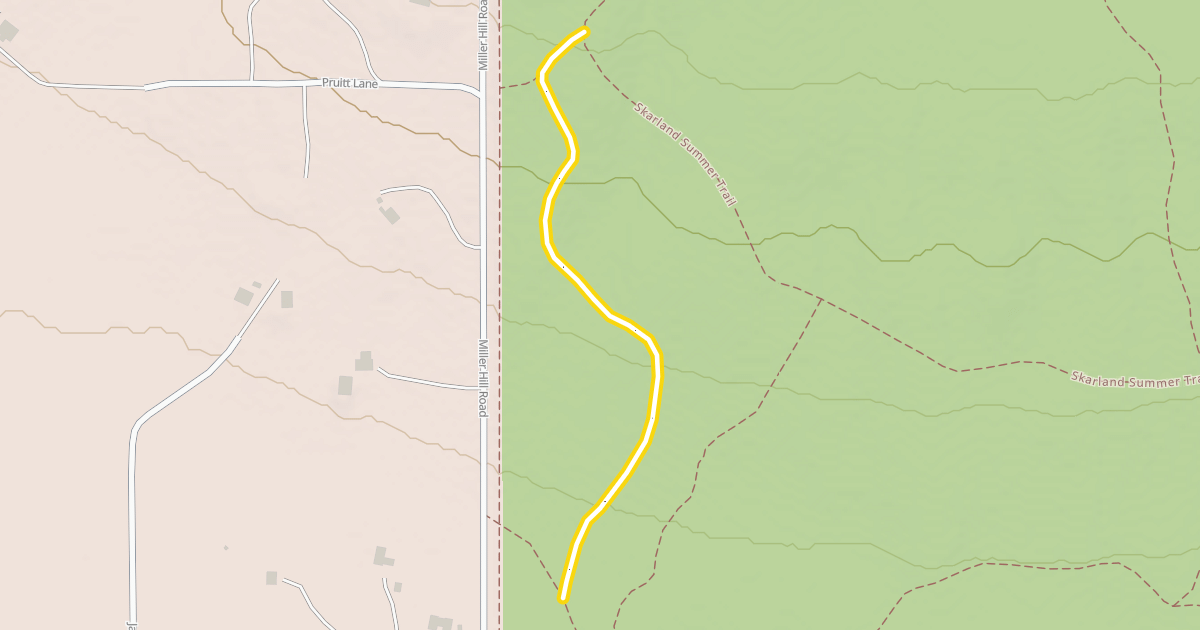 Map preview of Skarland Winter Trail