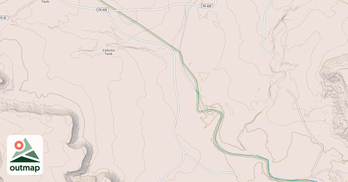 Map of USFS Motor Vehicle Use Map Roads {EB439562-3508-4FF1-A0FD-65DE2237DC2F}