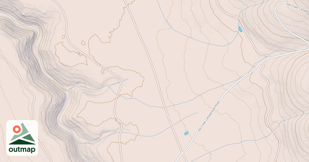 Map of AMBROSE FLAT