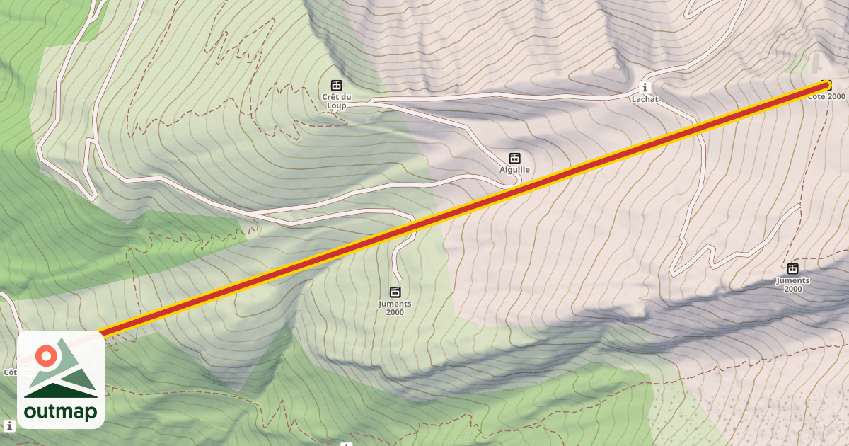 Map of Côte 2000