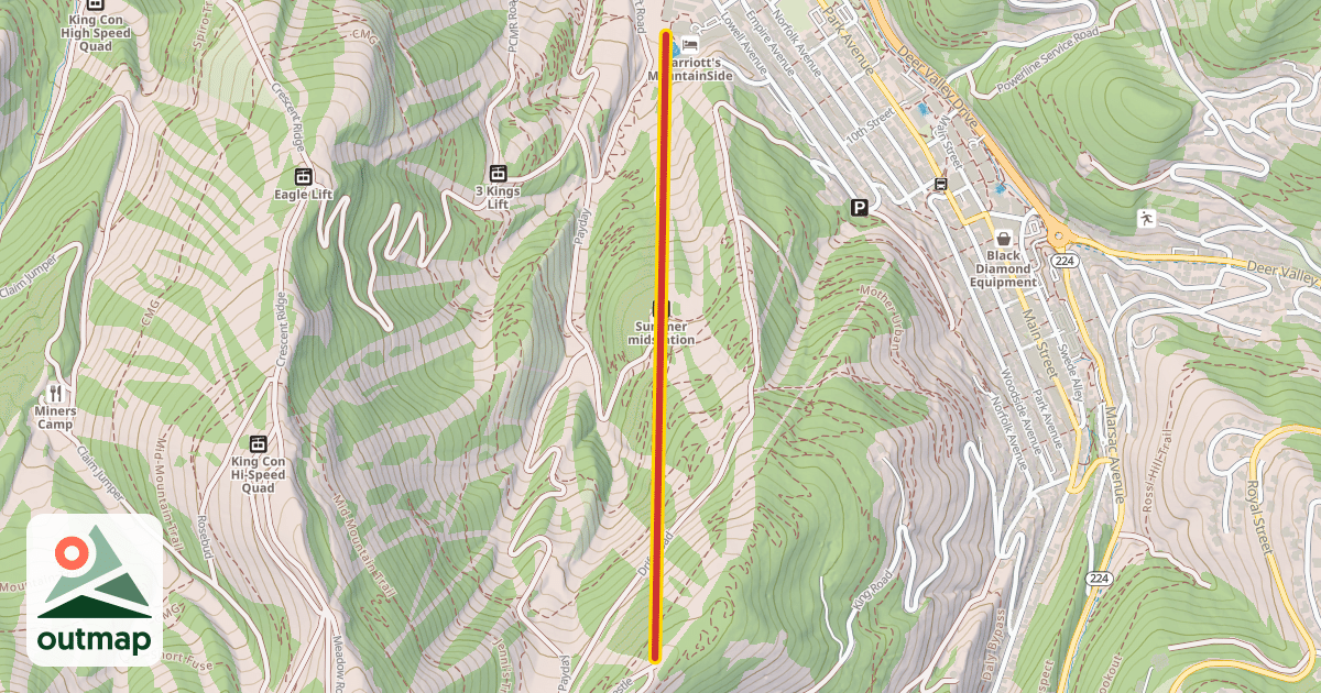 Map of Payday Hi-Speed Six-Pack