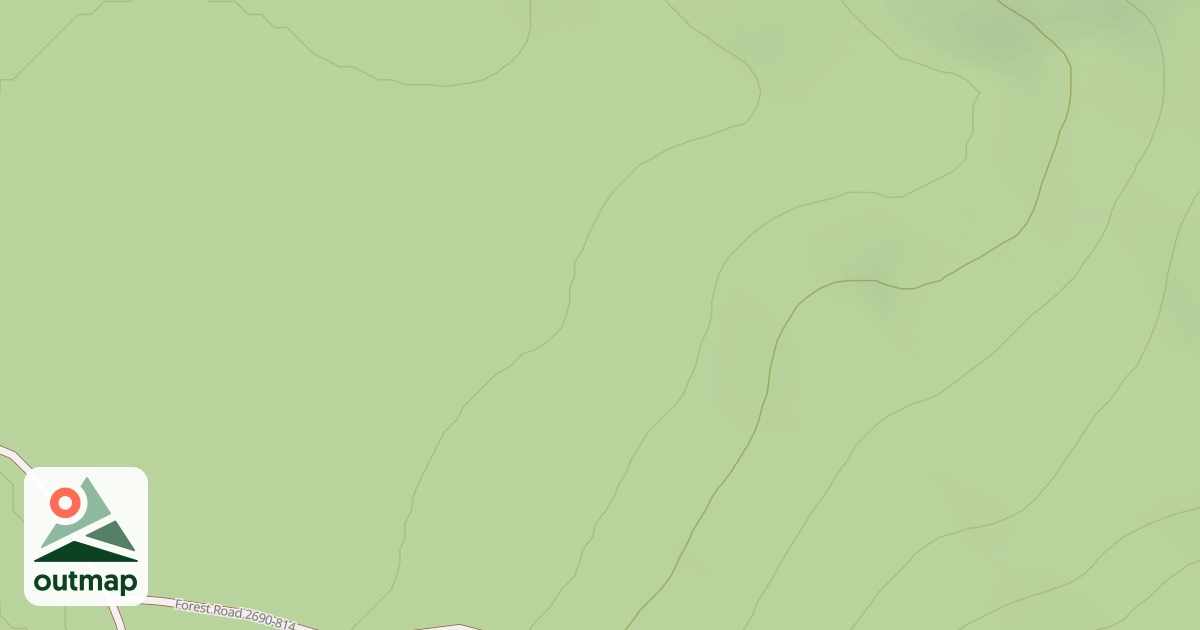 Map of Santiam Pass Ohv Jeep Tr #47