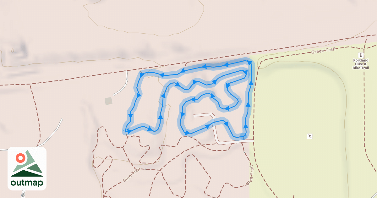 Map of Black Trail