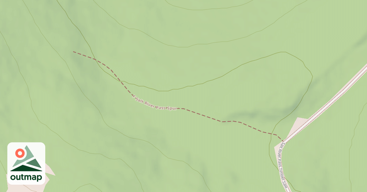 Map of F SALT RIVER PASS SPUR