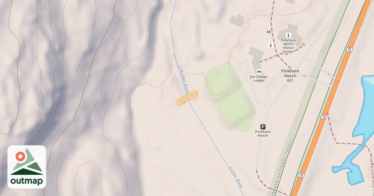 Map of John Sherburne Ski Trail