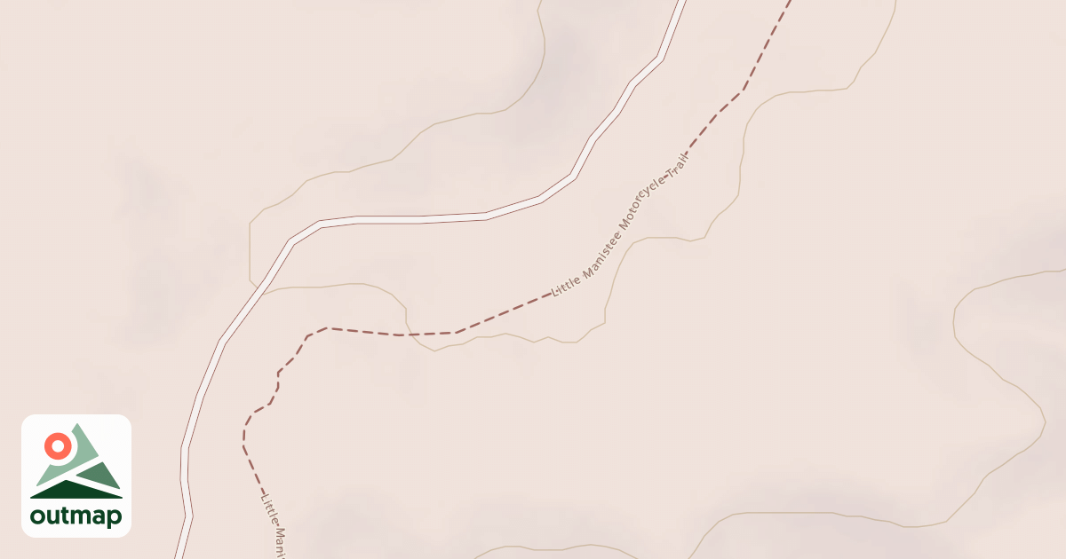 Map of Little Manistee Route