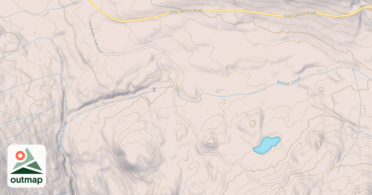 Map of EAST BEAVER CREEK