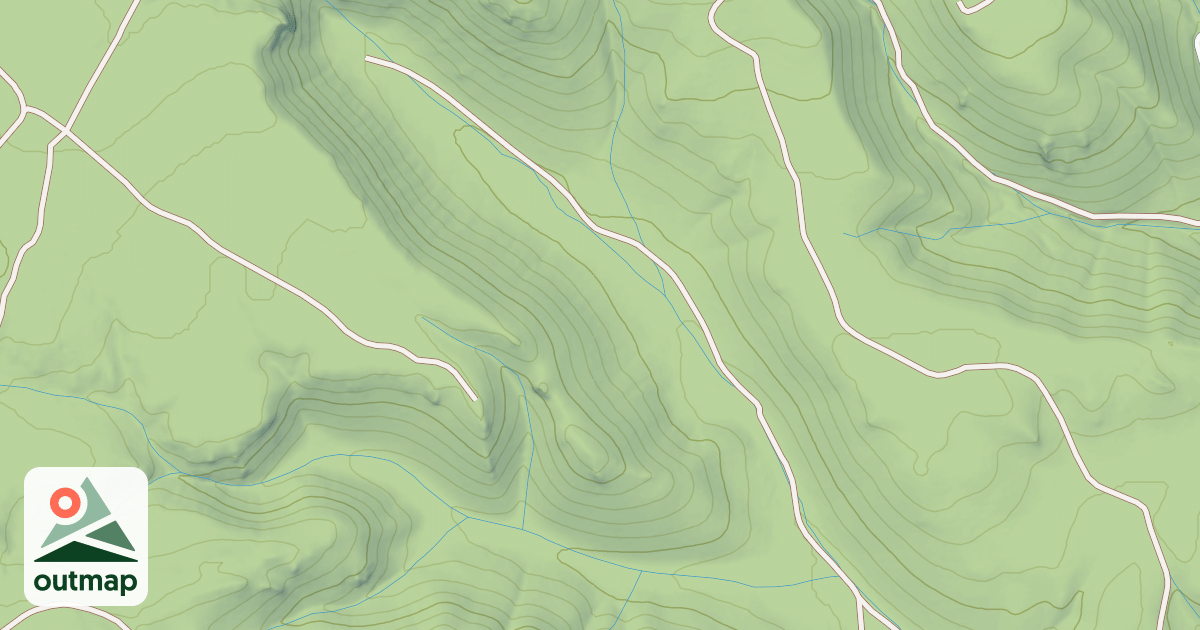 Map of ALPERS CANYON SPUR