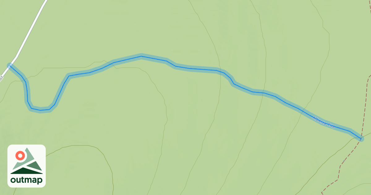 Map of Alberta Cup