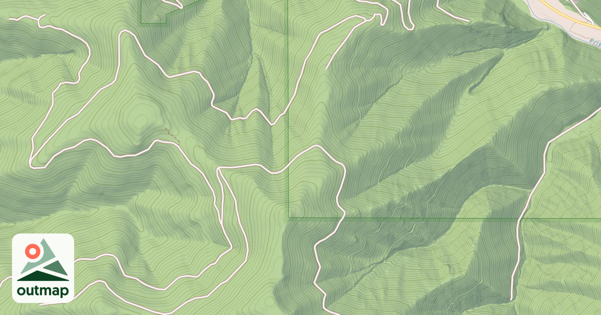 Map of Blue Sky Ohv
