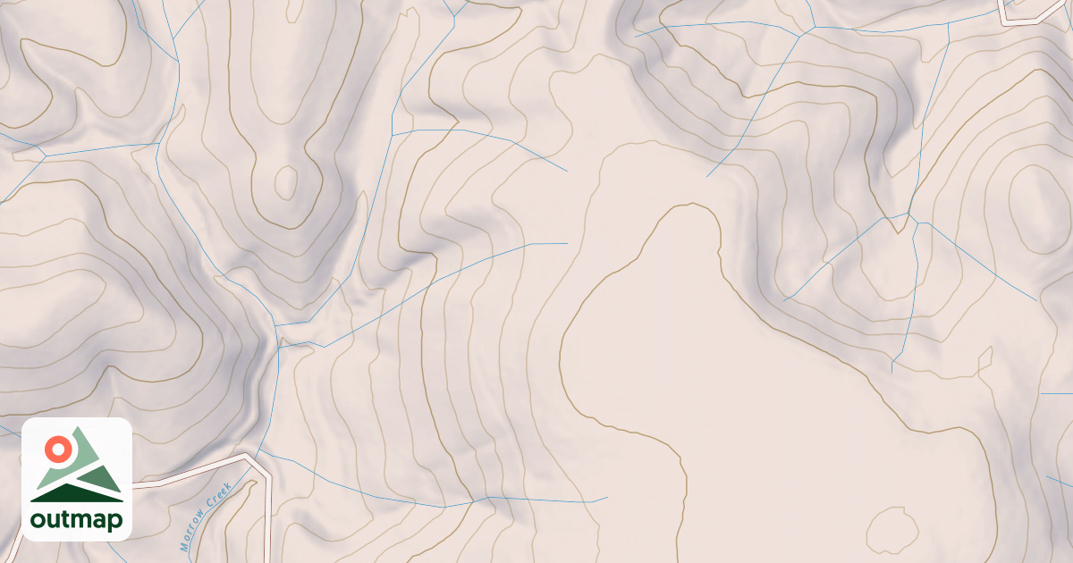 Map of BIG CR. TIE SPUR