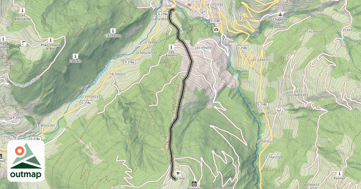 Map of Grand Mont