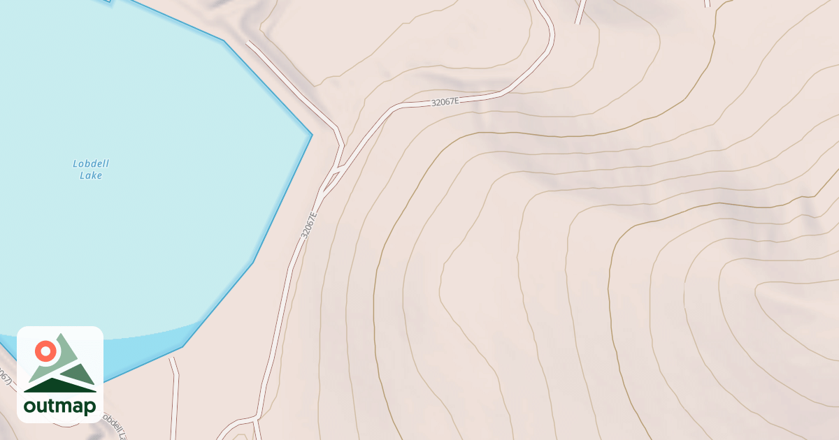 Map of ABANDONED DITCH ROAD E