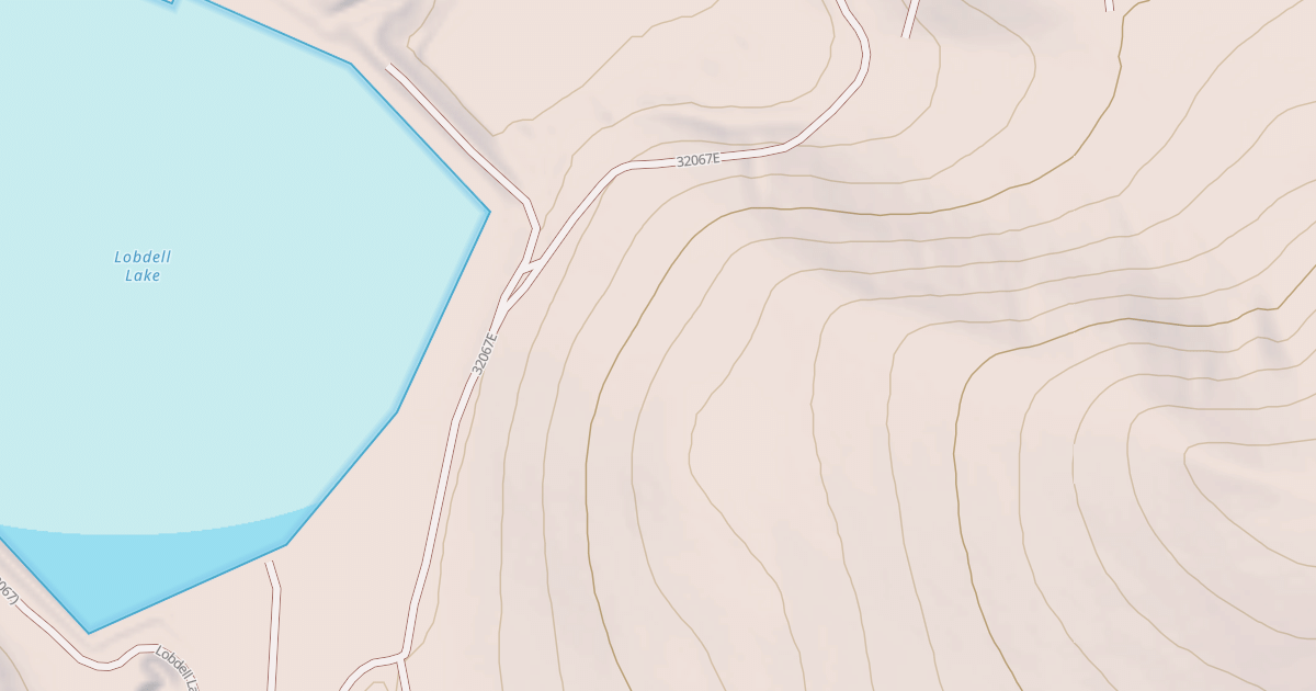 Map preview of ABANDONED DITCH ROAD E