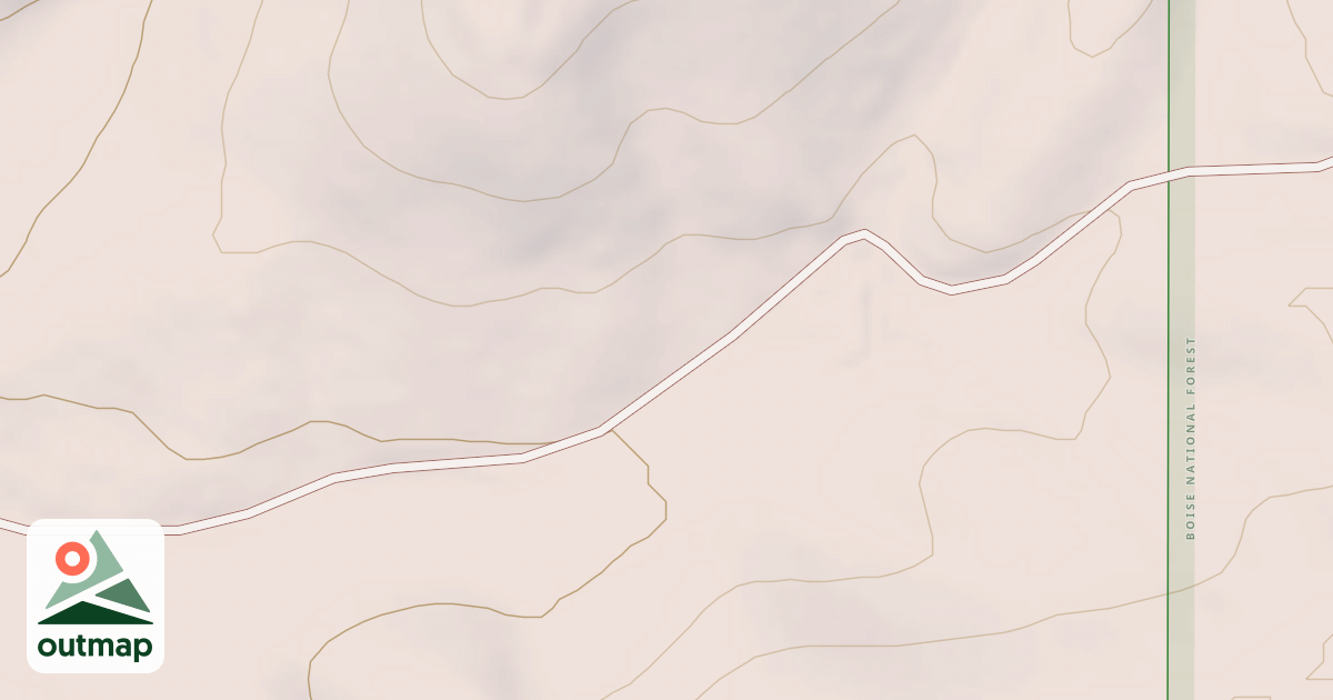 Map of MOORES FLAT