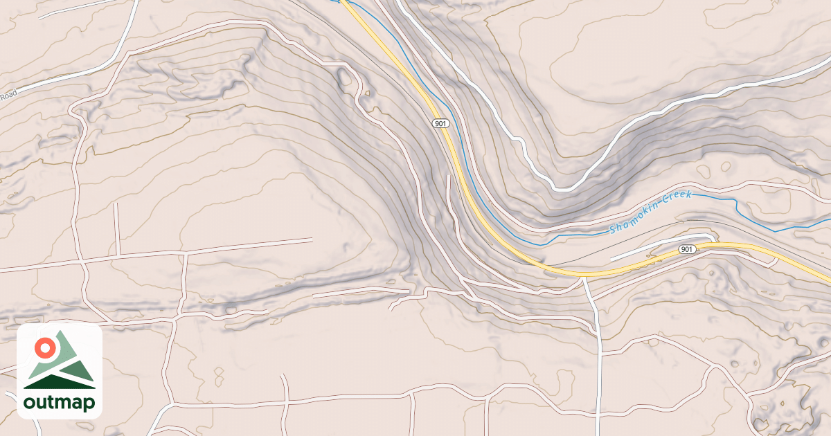 Map of Anthracite Outdoor Adventure Area Trails