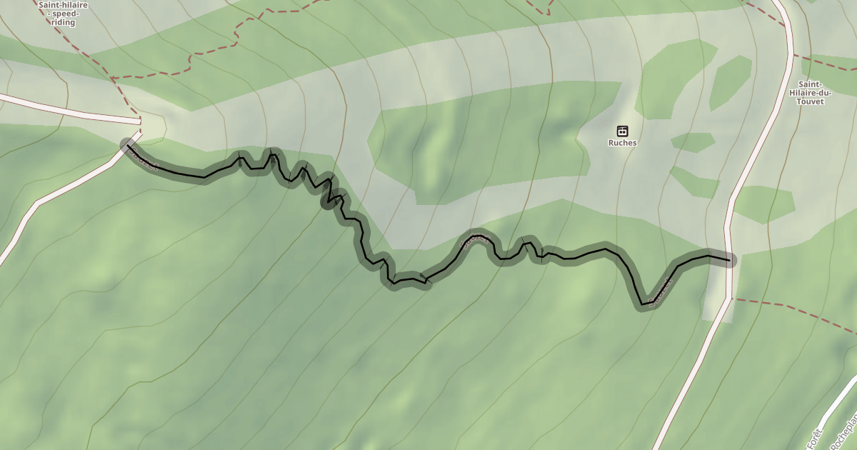 Map preview of Sauzet