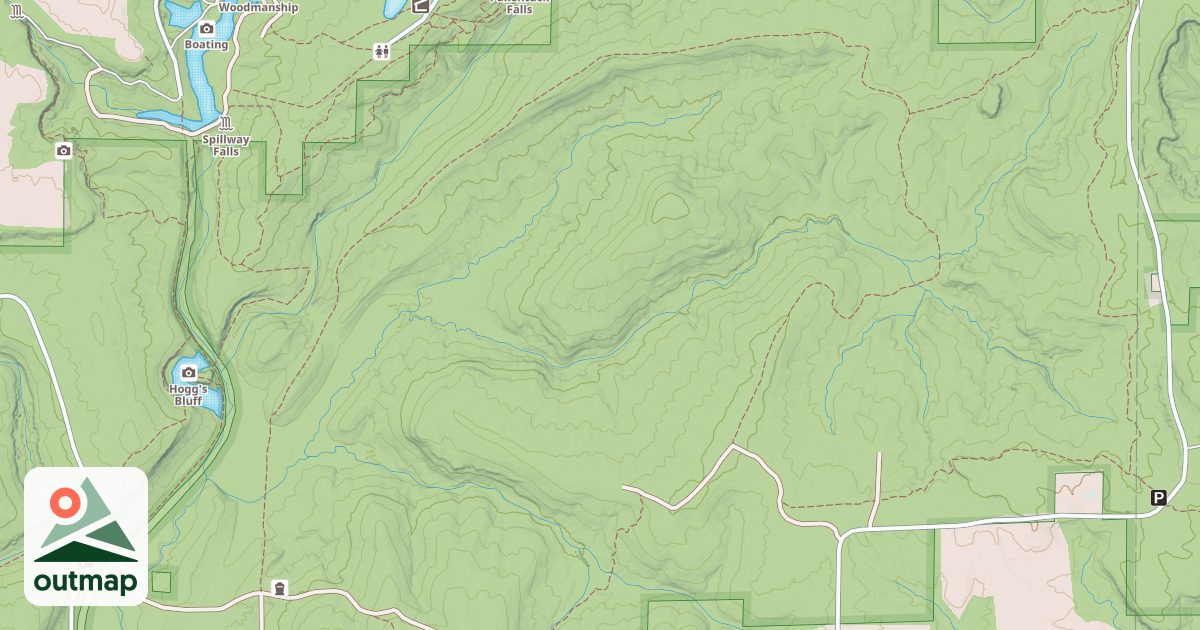 Map of BRADLEY SPUR