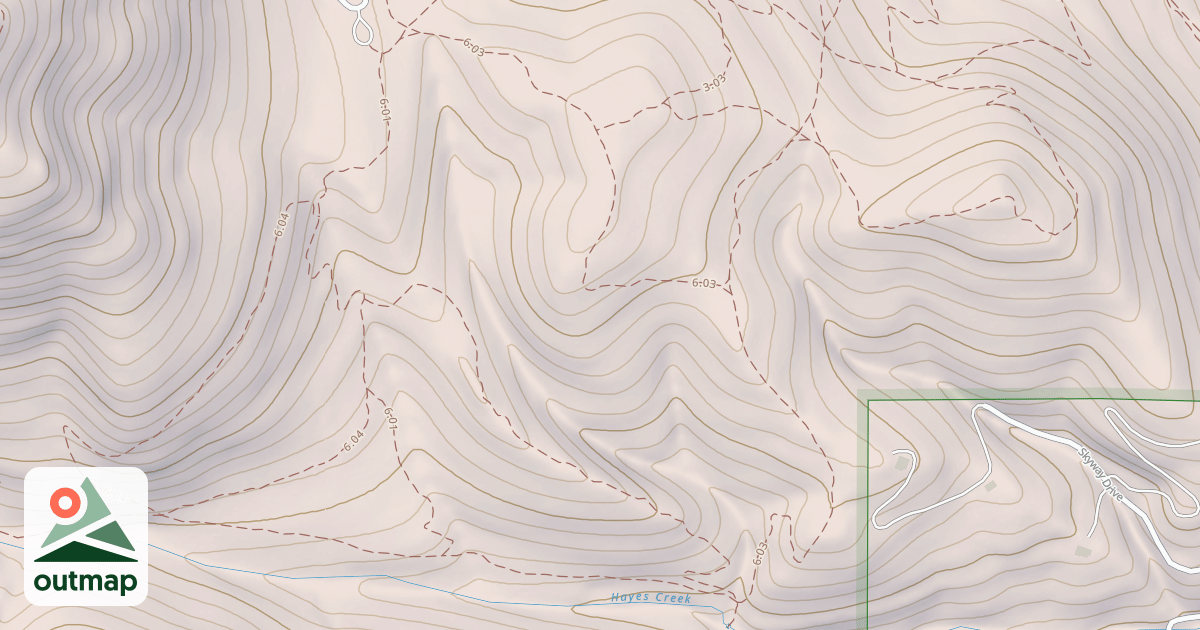 Map of BLUE MTN MC (TRHD TO ATV)