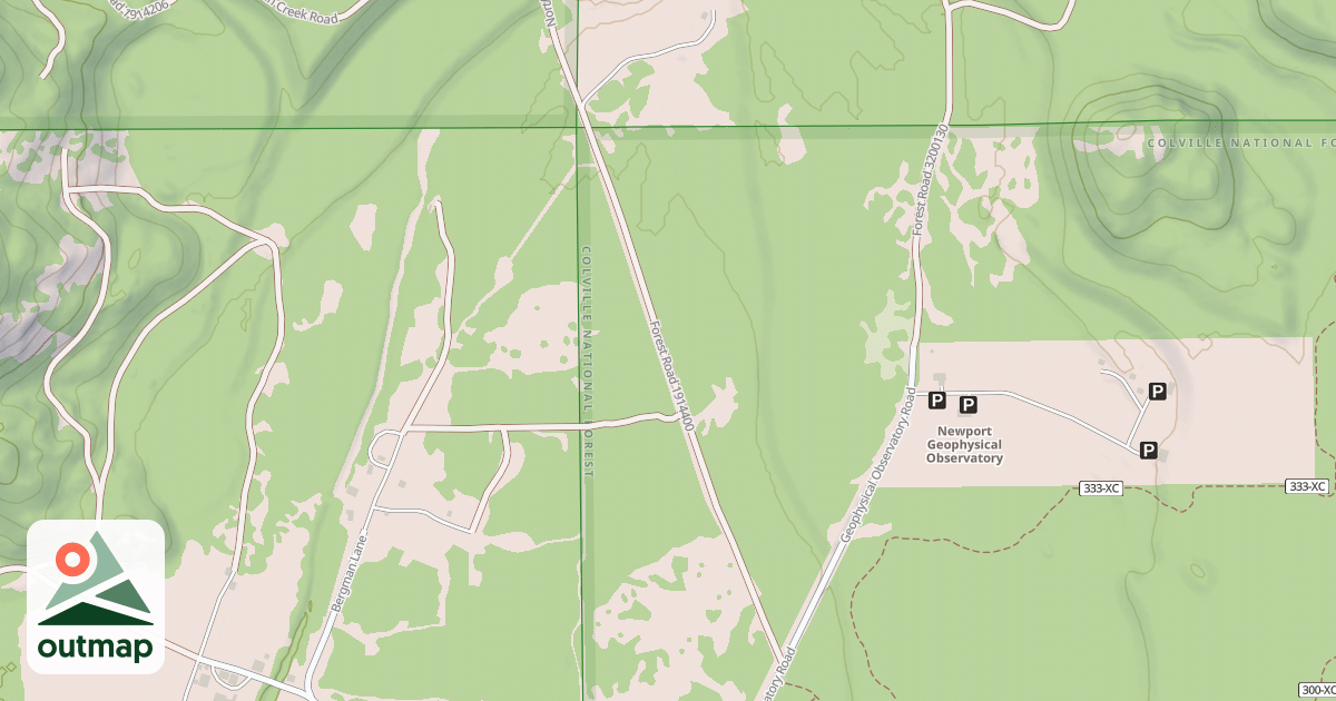 Map of USFS Motor Vehicle Use Map Roads {5771E95C-8AFB-4C6A-9D22-C8B45D7EABFE}