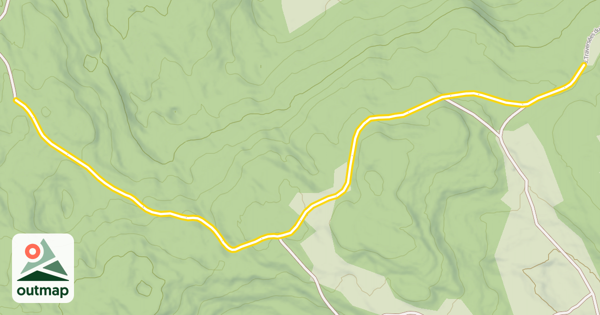 Map of Grandes Traversées du Jura