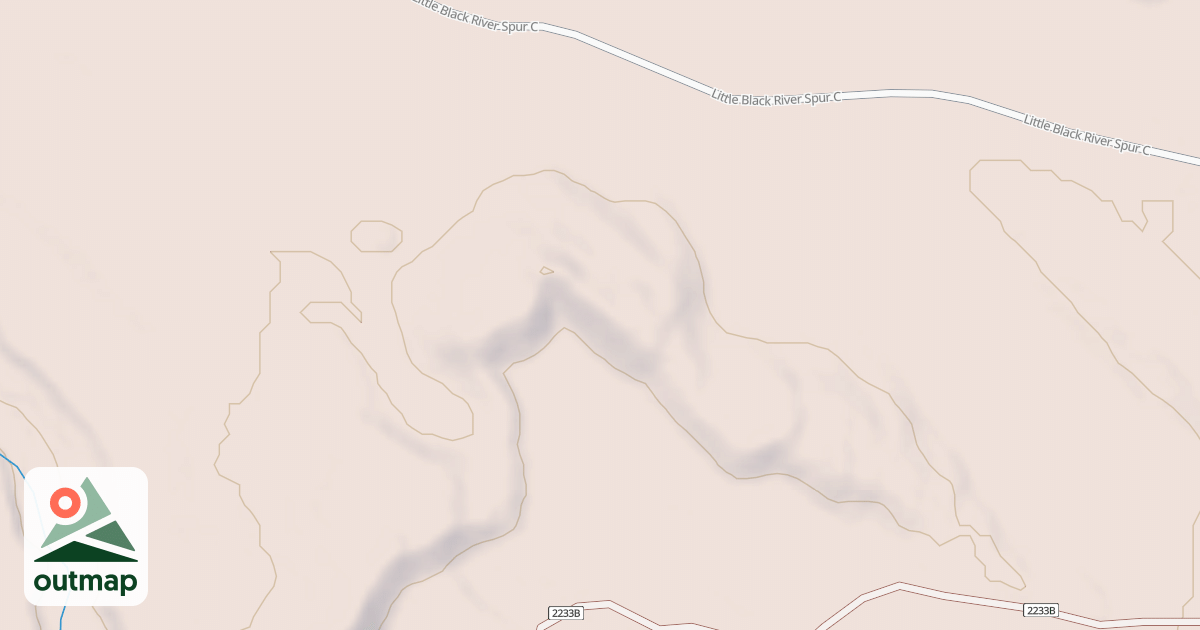 Map of 2233B SPUR R13F