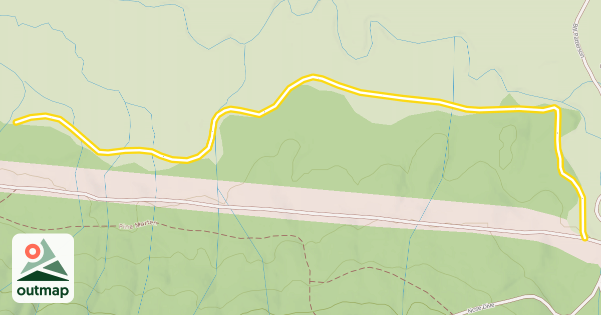 Map of Bill Patterson Loop