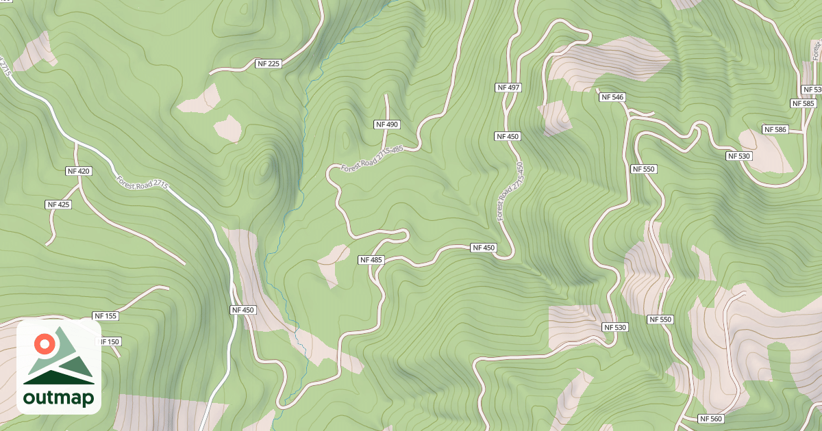 Map of CALFHEAD T.S.