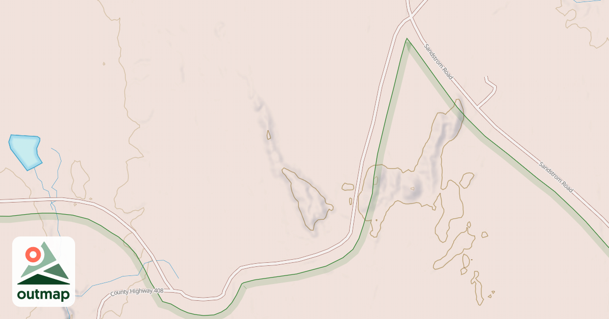 Map of FALLS ROAD