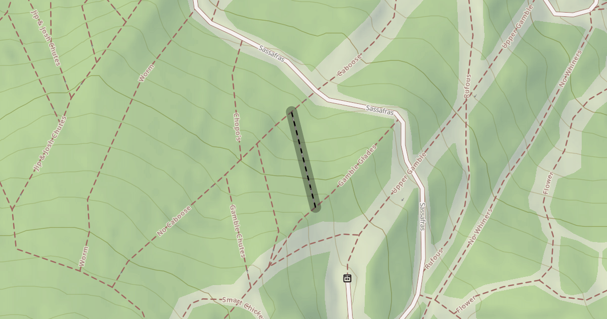 Map preview of Gamble Chutes