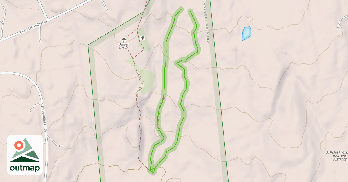 Map of Orchard Loop Trail