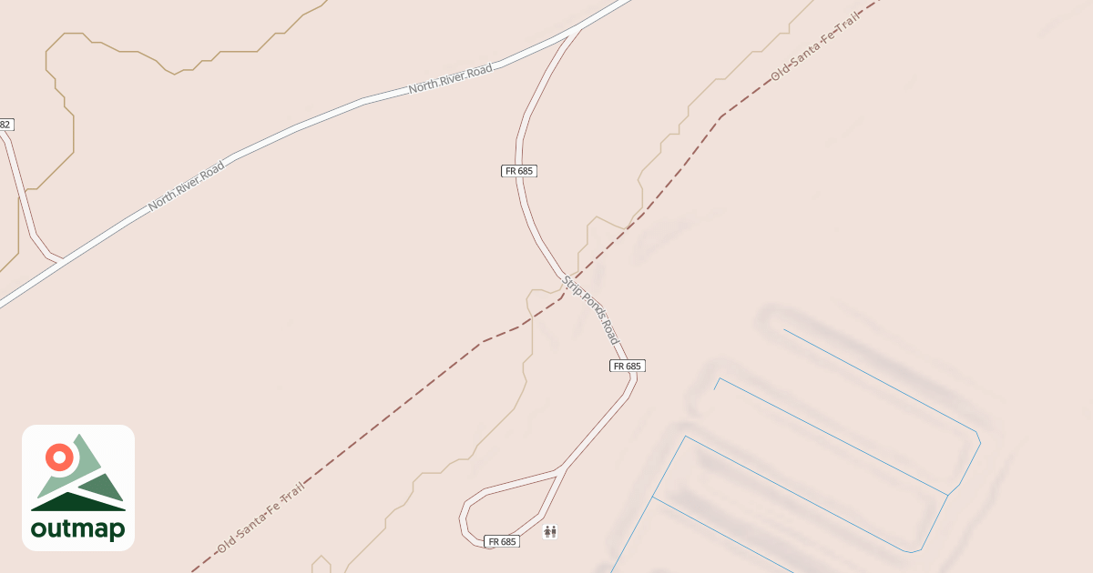 Map of STRIP PONDS