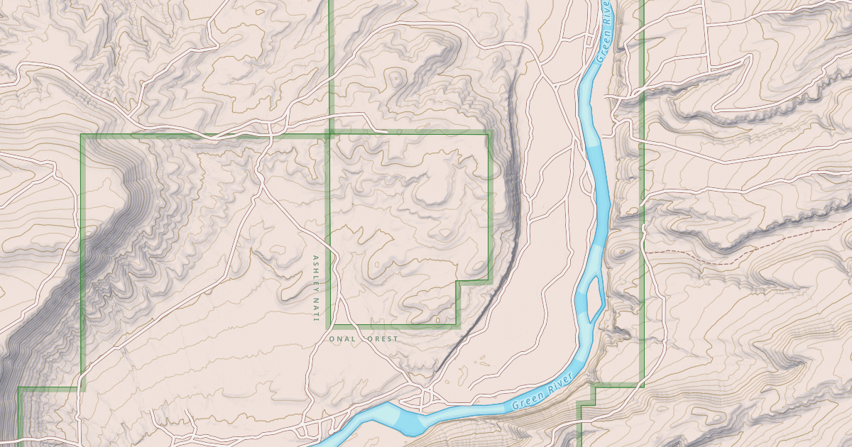 Map preview of WHALEN BUTTE