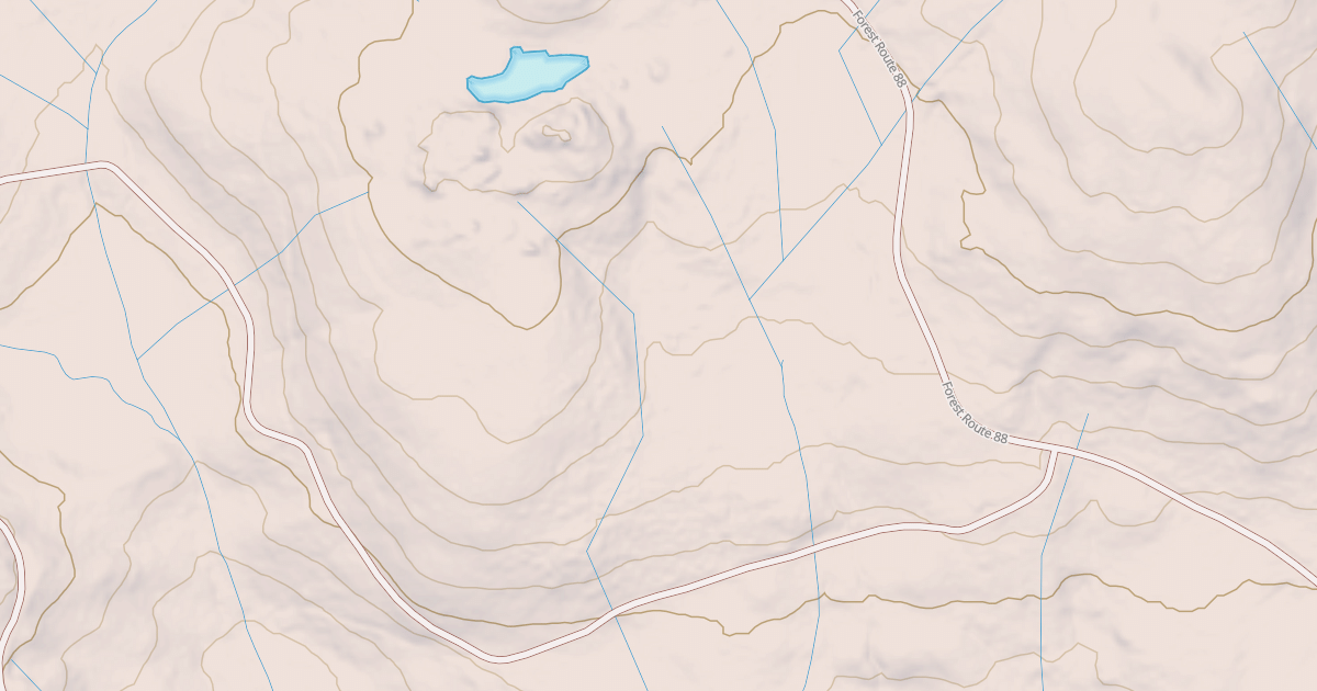 Map preview of BALD RIDGE SPUR