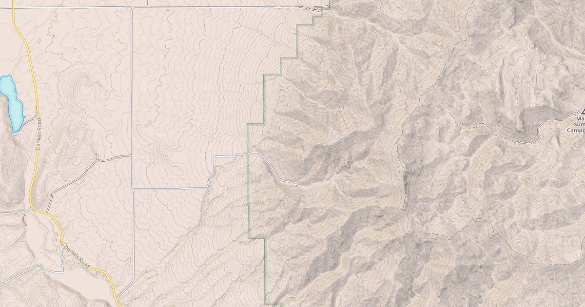 Map preview of West Elkhorn Foothills
