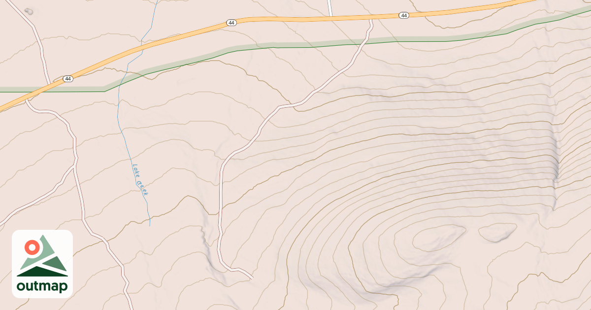 Map of RED RIDGE