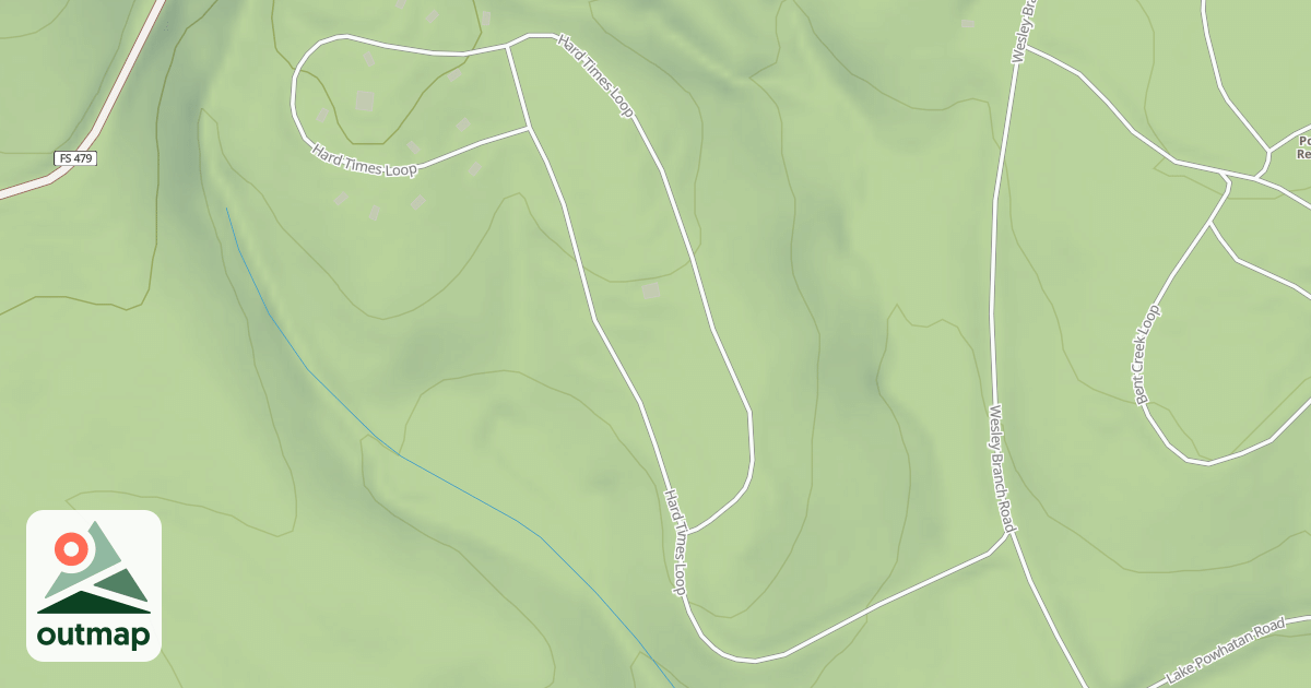 Map of HARDTIMES LOOP