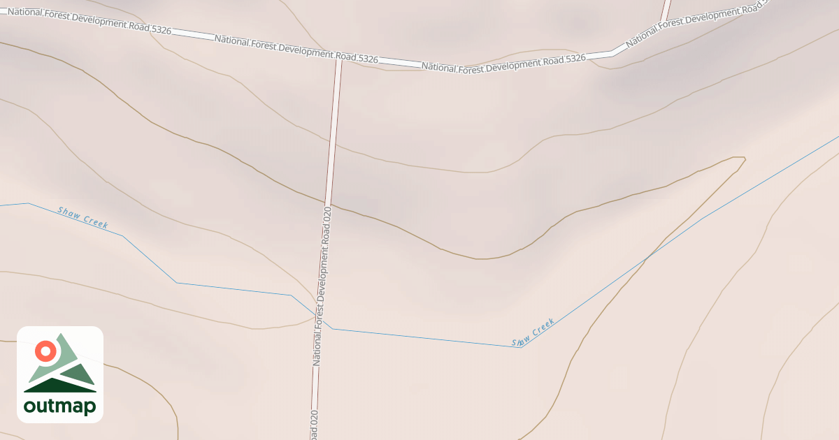 Map of USFS National Forest System Roads {7C61D2B3-6DEC-433A-AF30-987858C0186A}
