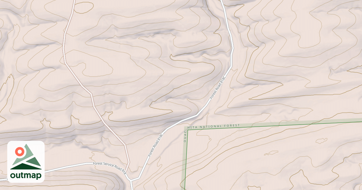 Map of MCCLAIN BRANCH