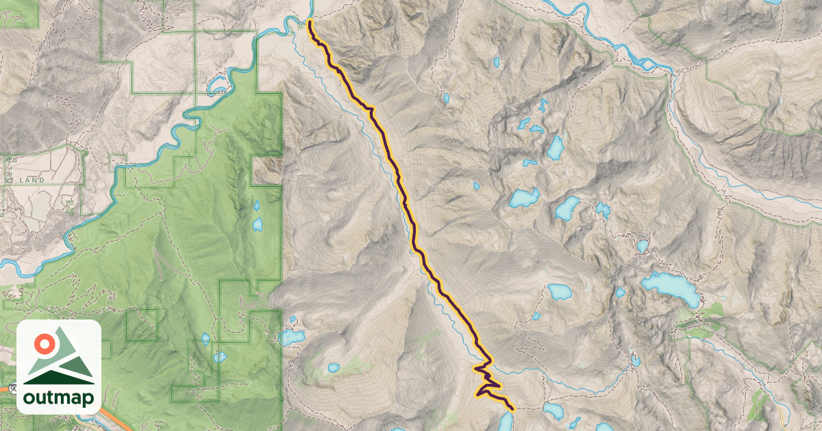 Map of Pratt River Trail