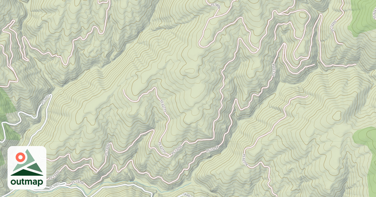 Map of (FDR) NORTH SIDE RYE CREEK