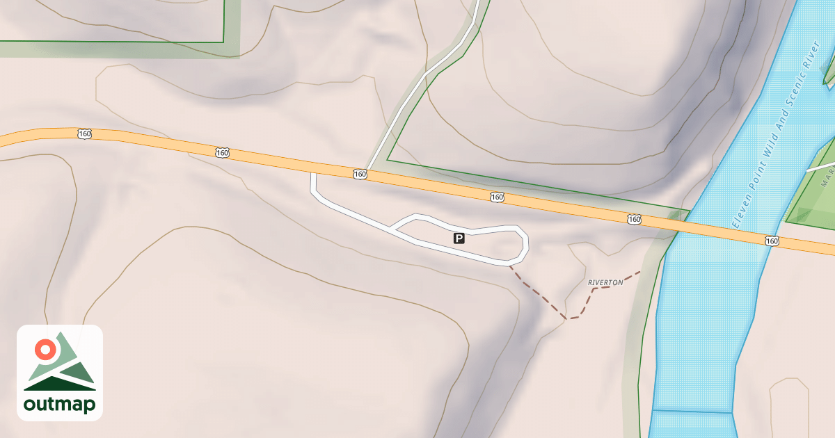 Map of RIVERTON WEST RECREATION AREA