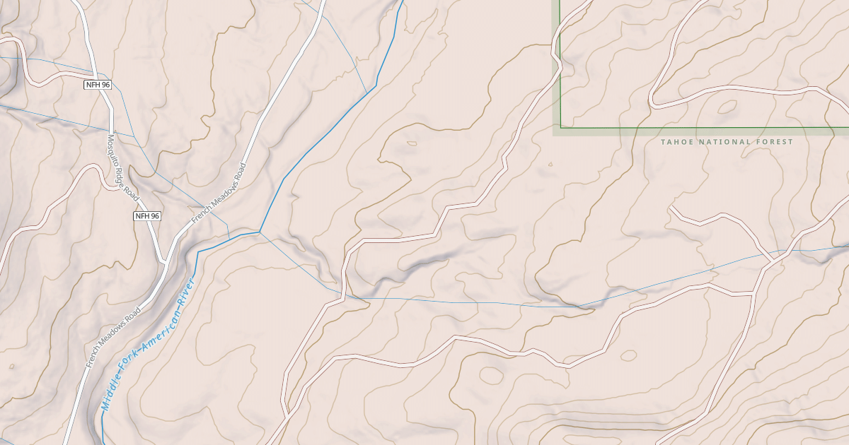 Map preview of COYOTE SPRING SPUR