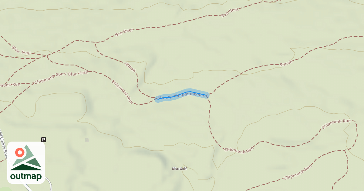 Map of Simeh / Chipmunk Run
