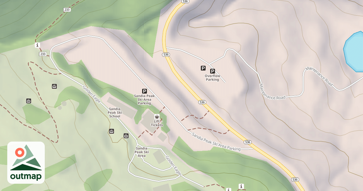 Map of SKI AREA
