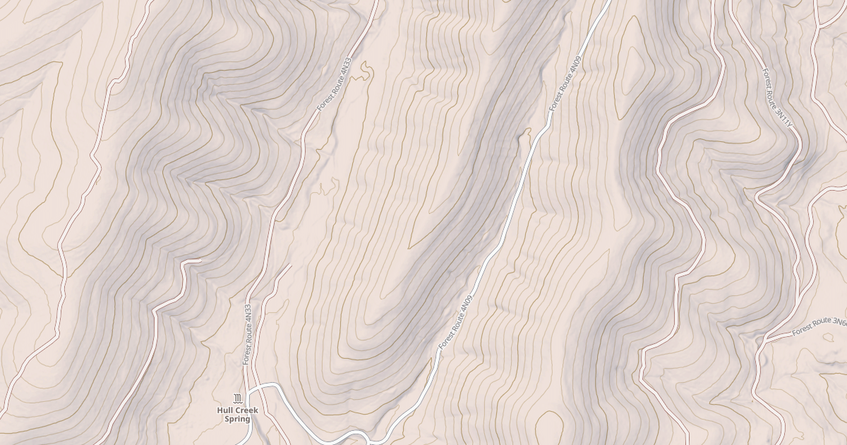 Map preview of HULL CREEK OHV - ATV