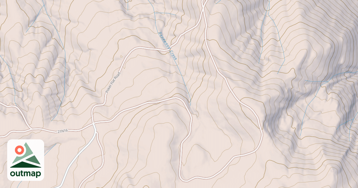 Map of Bunker Hill